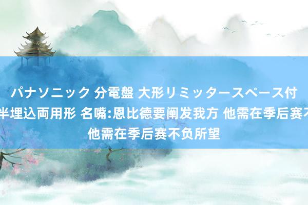 パナソニック 分電盤 大形リミッタースペース付 露出・半埋込両用形 名嘴:恩比德要阐发我方 他需在季后赛不负所望