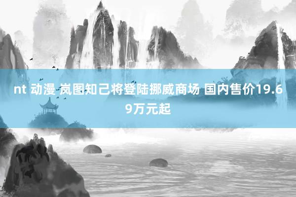 nt 动漫 岚图知己将登陆挪威商场 国内售价19.69万元起