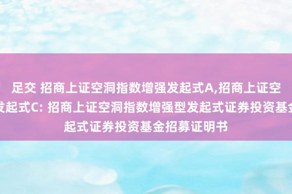 足交 招商上证空洞指数增强发起式A，招商上证空洞指数增强发起式C: 招商上证空洞指数增强型发起式证券投资基金招募证明书